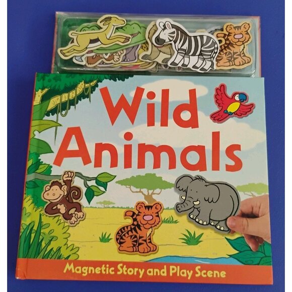 Wild Animals Magnetic Story and Play Scene - Picture 1 of 7